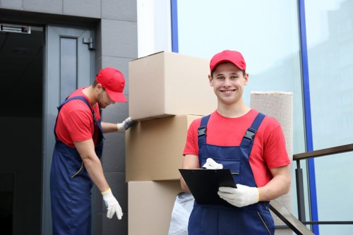 Professional movers handling a relocation in Chiswick