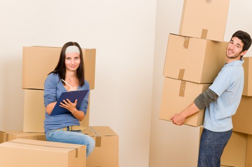 Chiswick Man and Van team handling furniture removal